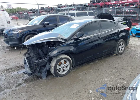 2014 Hyundai Elantra Se из США, поврежденный, VIN KMHDH4AE5EU033213